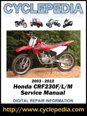 Honda crf230f repair manual pdf